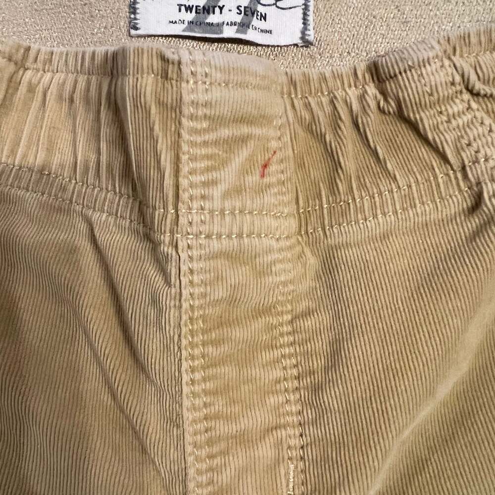 We The Free West Coast Relaxed Flare Corduroy in tye dye gold  27 - Picture 6 of 9